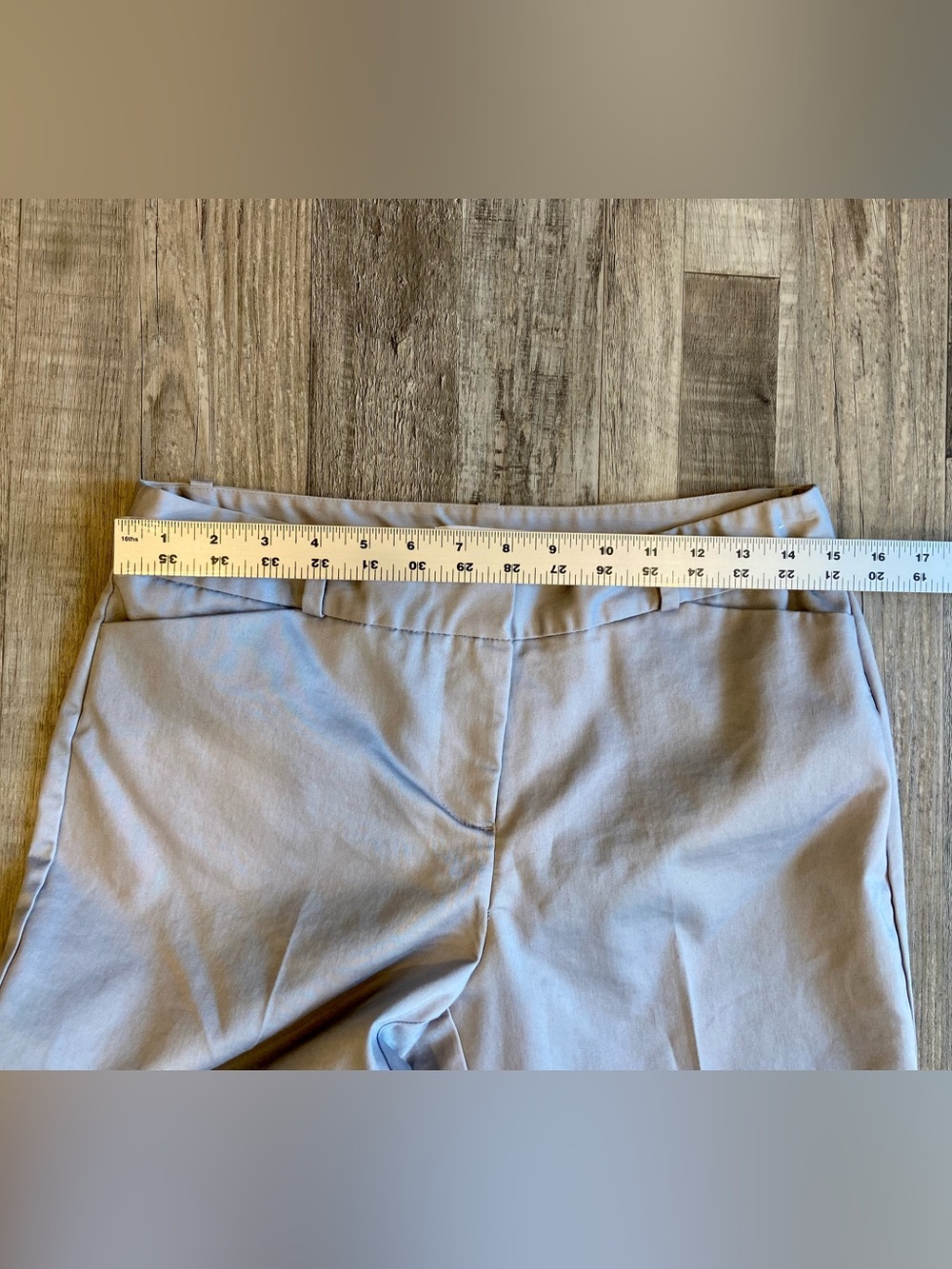 Lot of 2 Women's Liz Claiborne EMMA Ankle Pants Size 6P Navy Gray Mid Rise - Picture 10 of 14